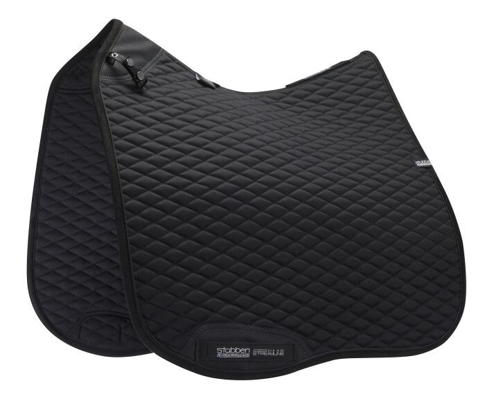 Stübben Streamline Saddle Pad Dressage, Color: Black, Size: Dressage - Full