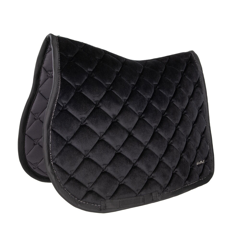 Lami-Cell Saddle Pad Galaxy Velvet, Color: Black, Size: Full Jump