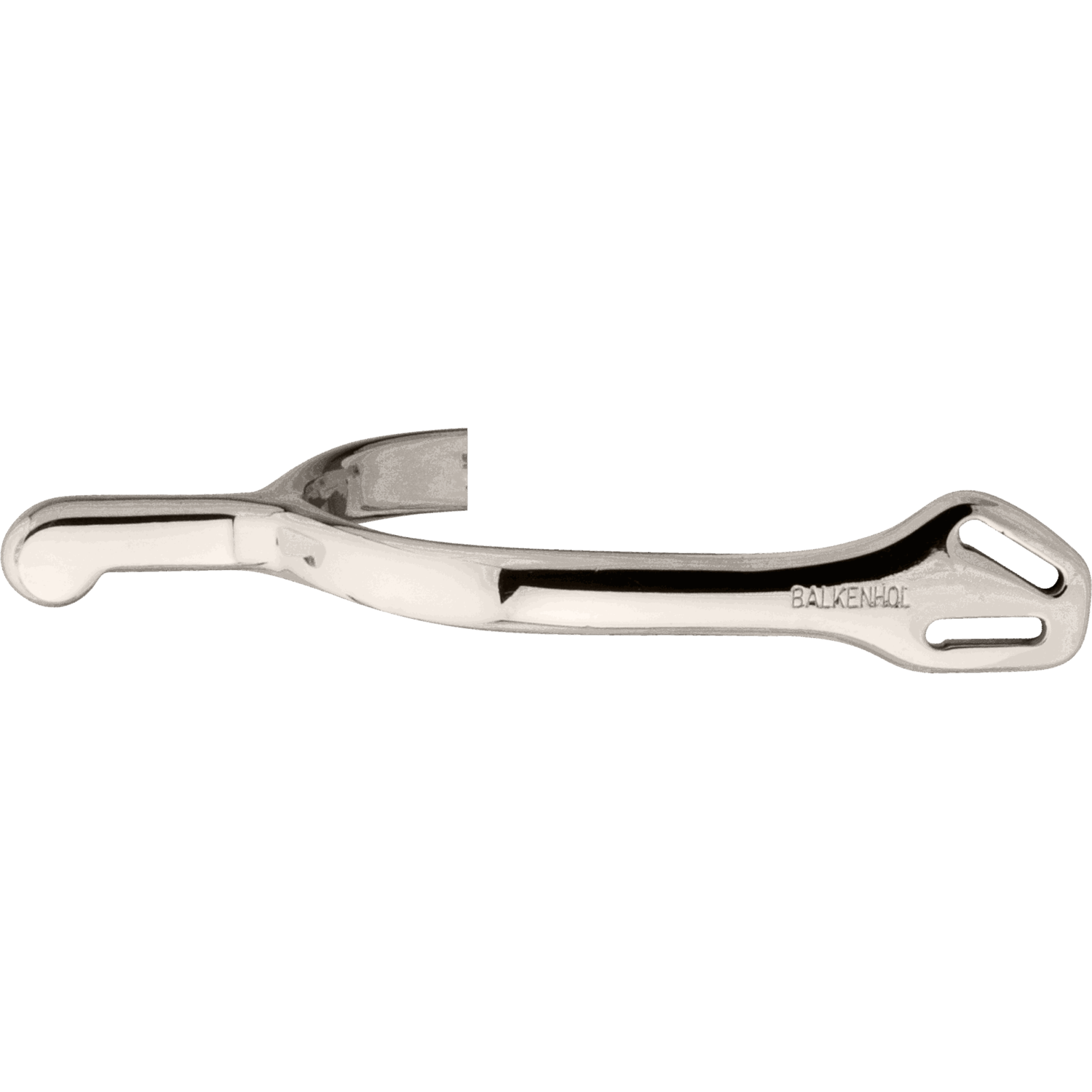 Sprenger Sporen for Men German Silver highly polished Rounded, Size: 35mm