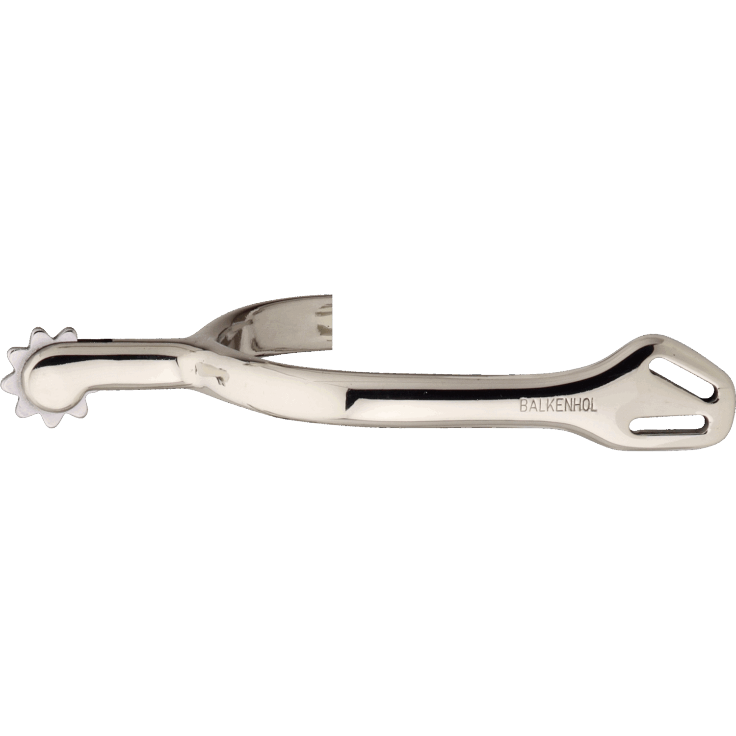 Sprenger Sporen for Men German Silver highly polished 9 Point Big Rowel, Size: 40mm