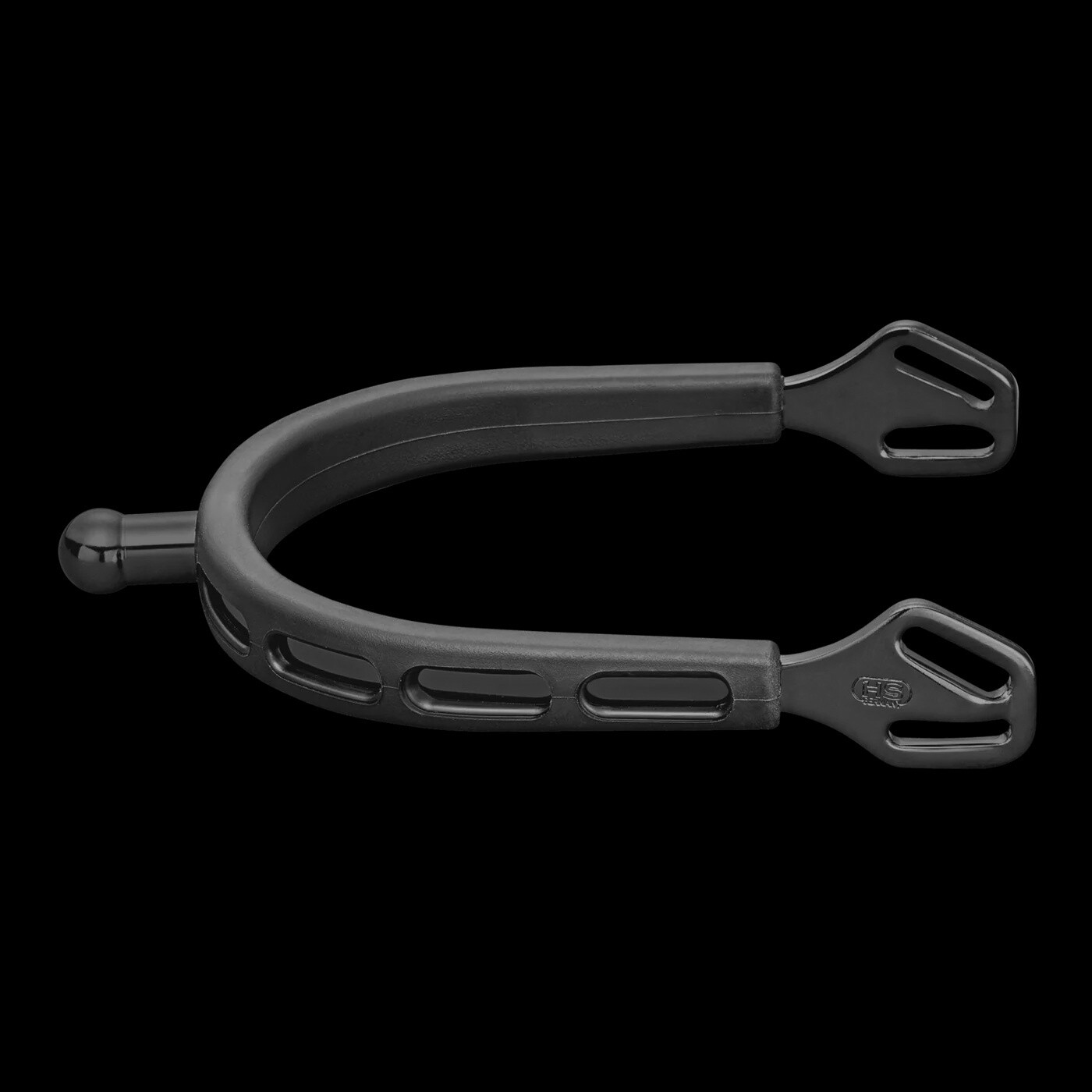 Sprenger Ultra fit Extra Grip spurs &quot;Black Series&quot; Ball-shaped, Size: 20mm, Color: Black