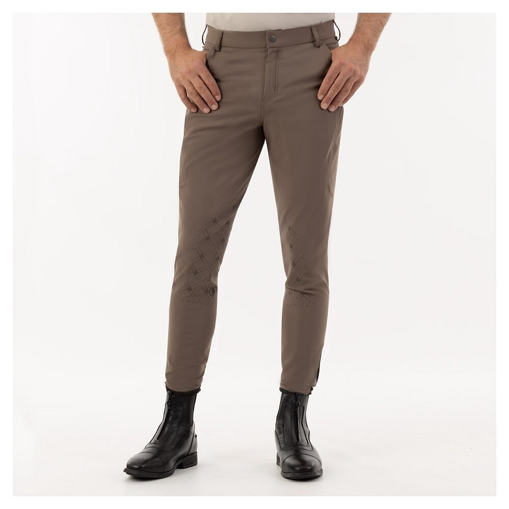 BR Ewan Men&#39;s Knee Grip Breeches, Color: Falcon, Size: 3XL