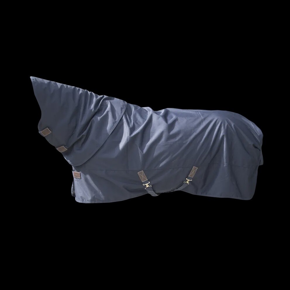 Kentucky Turnout cheval couverture tout temps séchage rapide polaire avec cou, Color: Navy, Detail: 0g, Size: 145/195/6.6