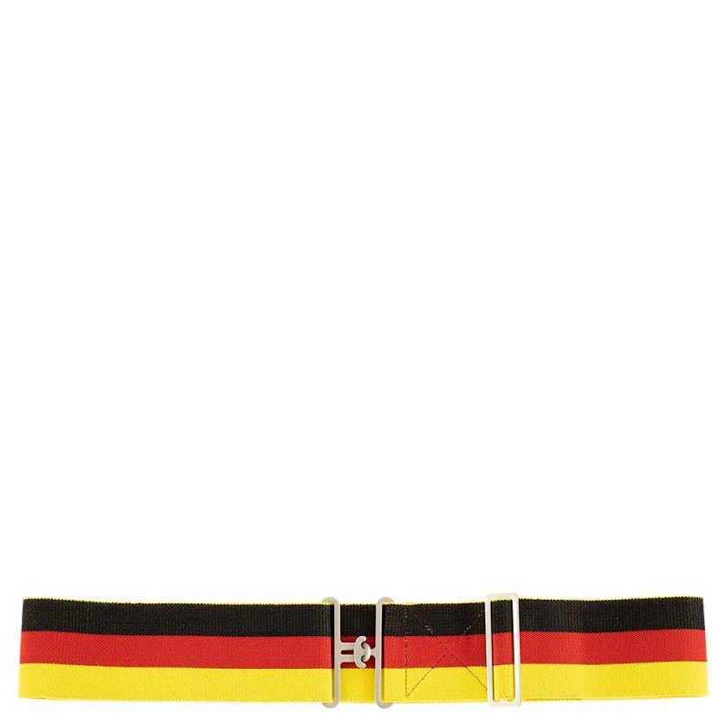 BR Elastic Blanket Girth Black/Red/Yellow