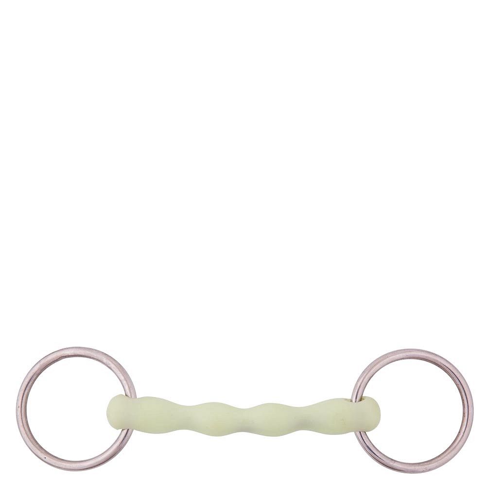 BR Unbroken Water Snaffle Apple Mouth - 20mm, Size: 12.5cm