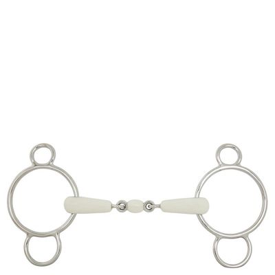 BR Double Broken Pessoa Water Snaffle Combo Comfort