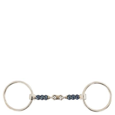 BR Double Jointed Water Snaffle Sweet Iron Cherry Rollers