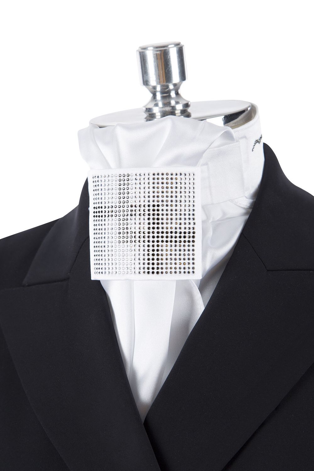 Animo Xyra Plastron, Color: White, Size: One Size