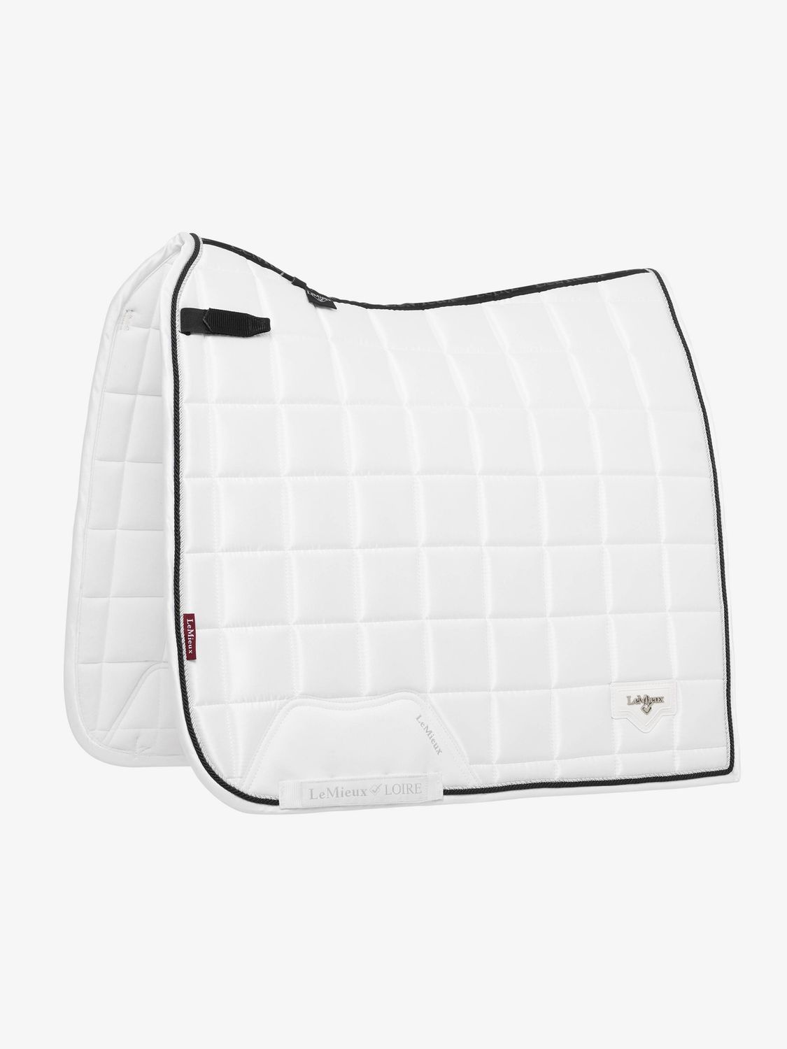 LeMieux Loire Saddle Pad White, Color: White, Size: Dressage - Full