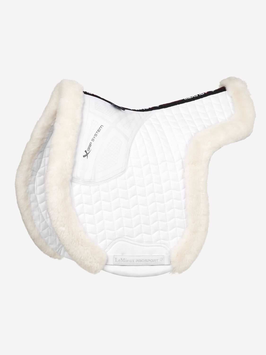 Tapis de selle LeMieux Merino+ Hunter, Color: White, Size: Jump - Full