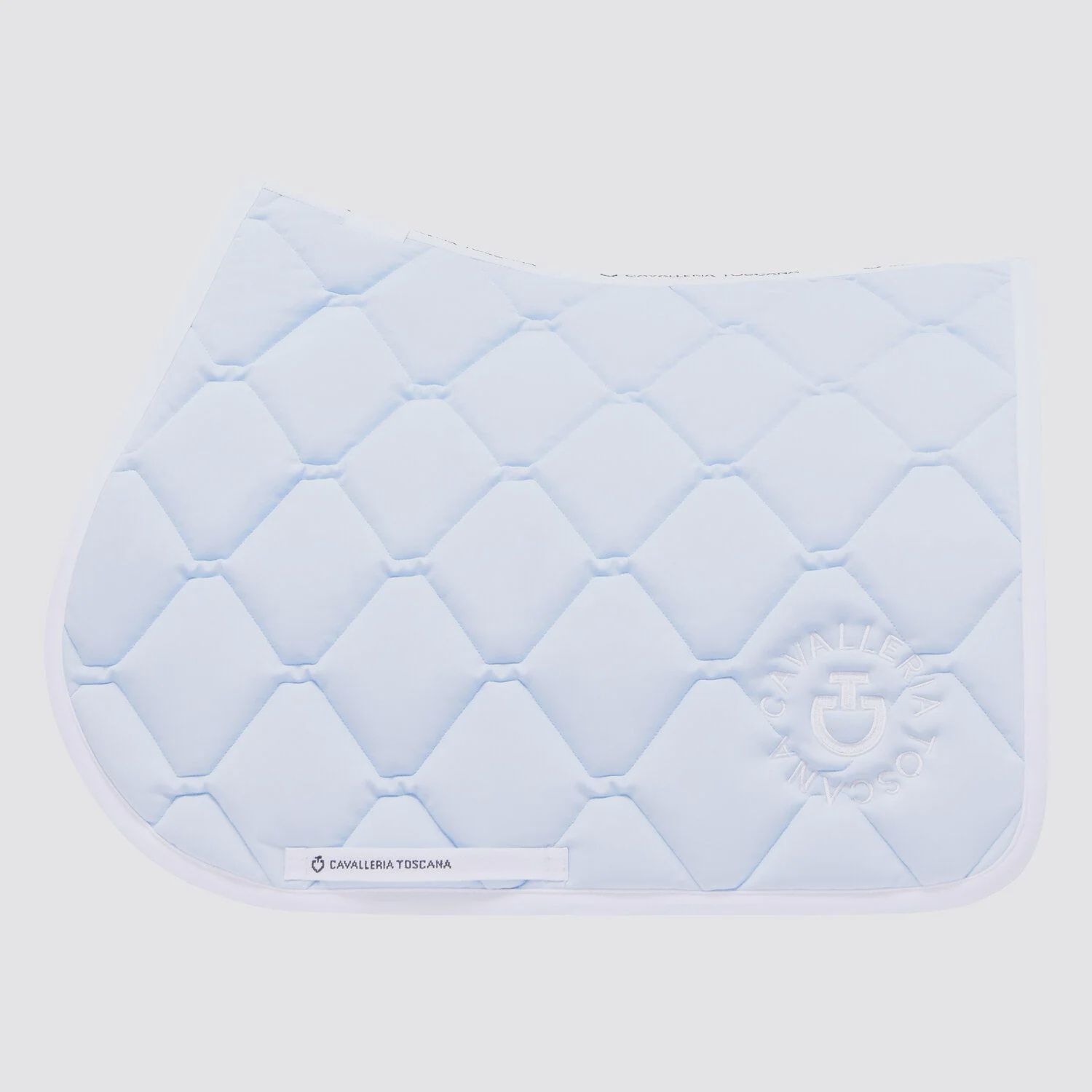 Orbit Quilted Saddle Pad, Color: Pastel Blue (7I01), Type: Jump, Size: Full