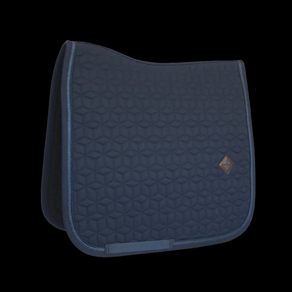 Kentucky Saddle Pad Glitter Rope, Color: Navy, Size: Full, Detail: Dressage