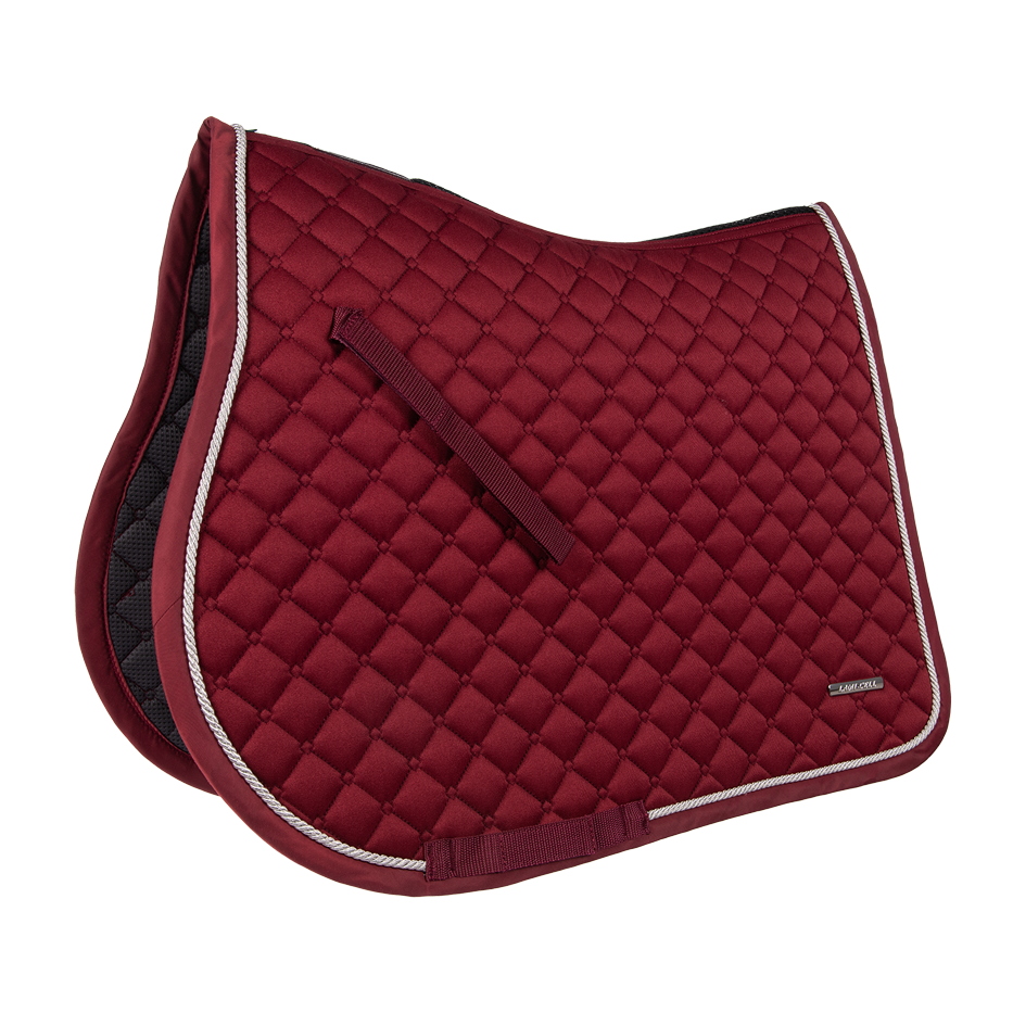 Lami-Cell Saddle Pad Classic L-C, Color: Bordeaux, Size: Full Jump
