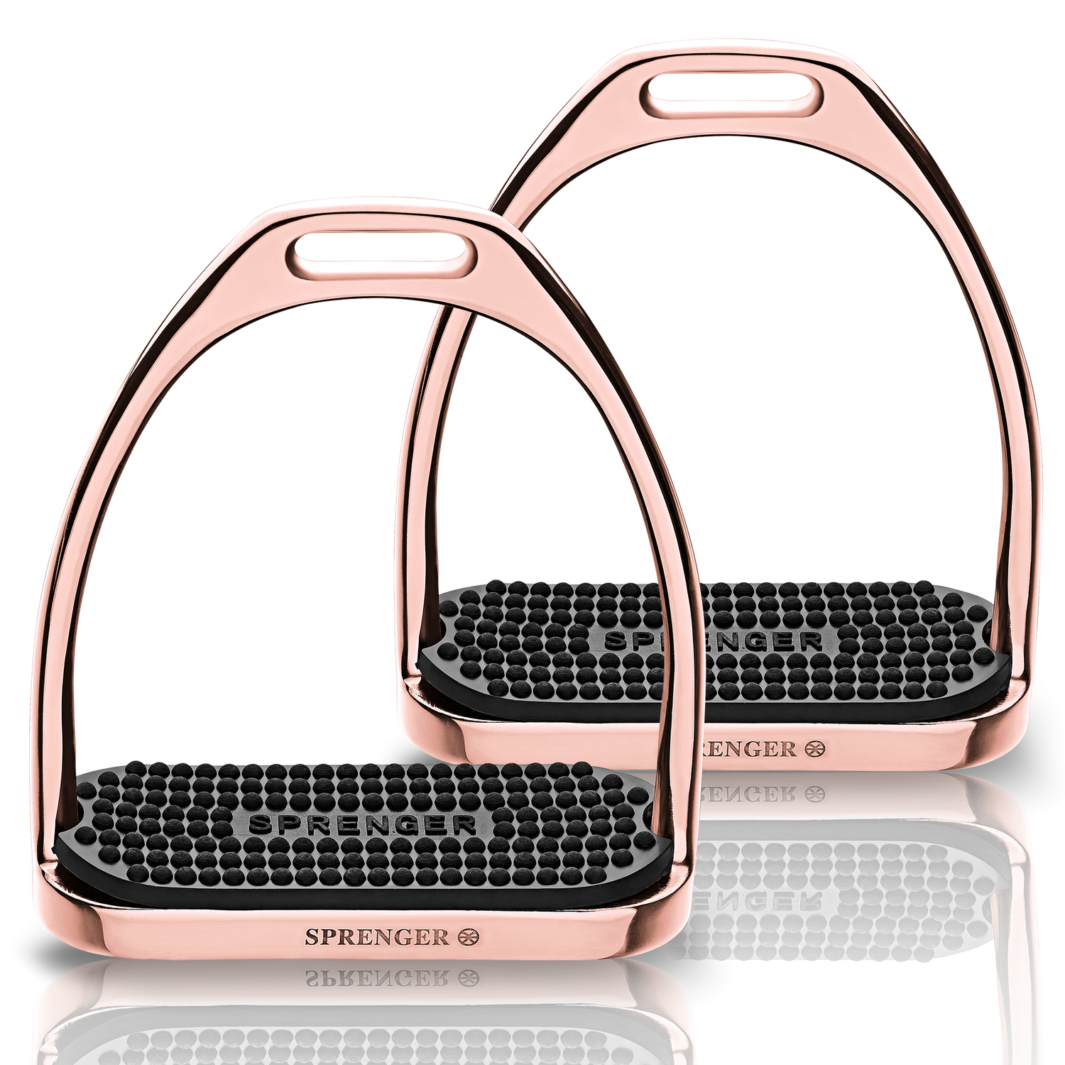 Sprenger Fillis Étriers en acier inoxydable, Color: Rosegold, Size: 11cm