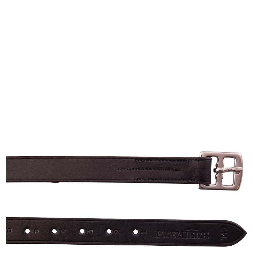 Premiere Stirrup Leathers 25 mm, Color: Black, Size: 120cm