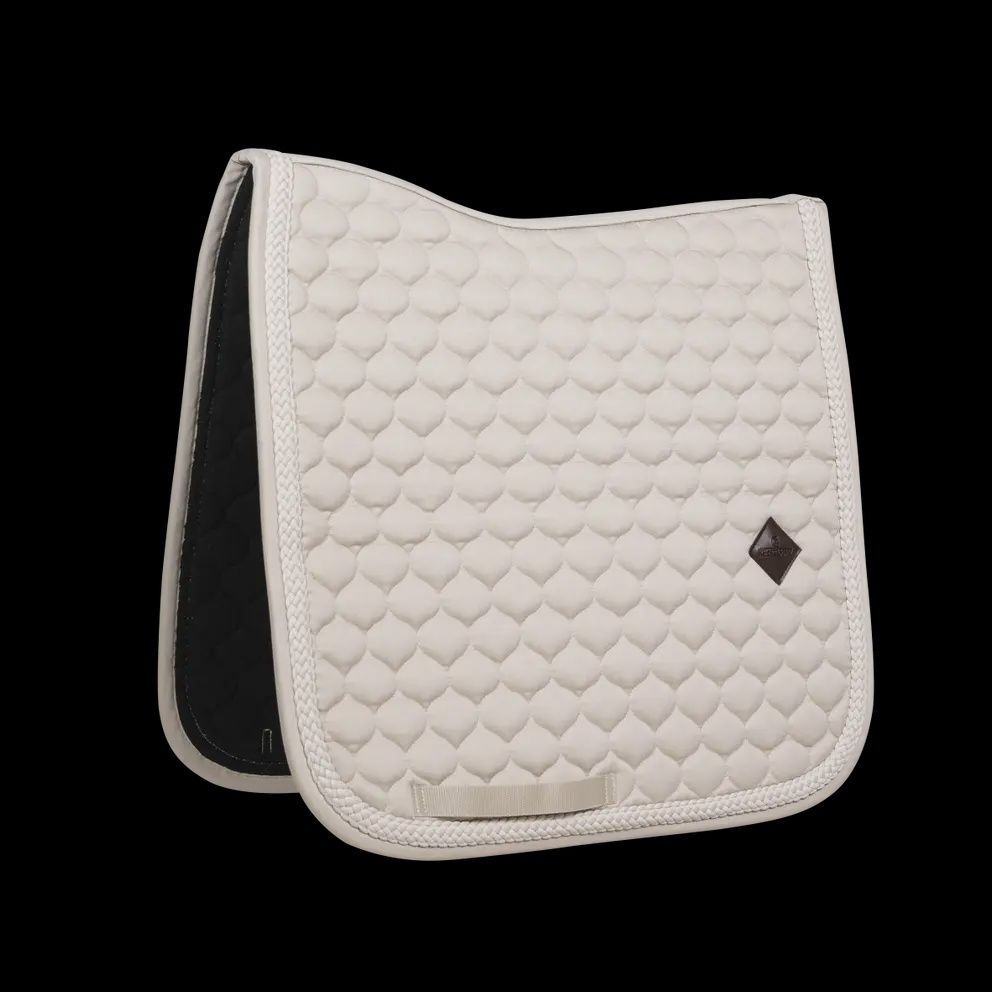 Kentucky Saddle Pad Plaited Cord, Color: Beige, Size: Dressage - Full