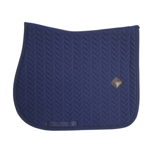 Kentucky Saddle Pad Fishbone, Color: Navy, Size: Jump - Full