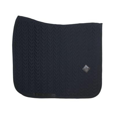 Tapis de selle Fishbone, Color: Black, Size: Dressage