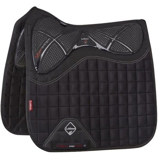 LeMieux X-Grip Dressur-Schabracke Quadrat, Color: Black, Size: Dressage - Full