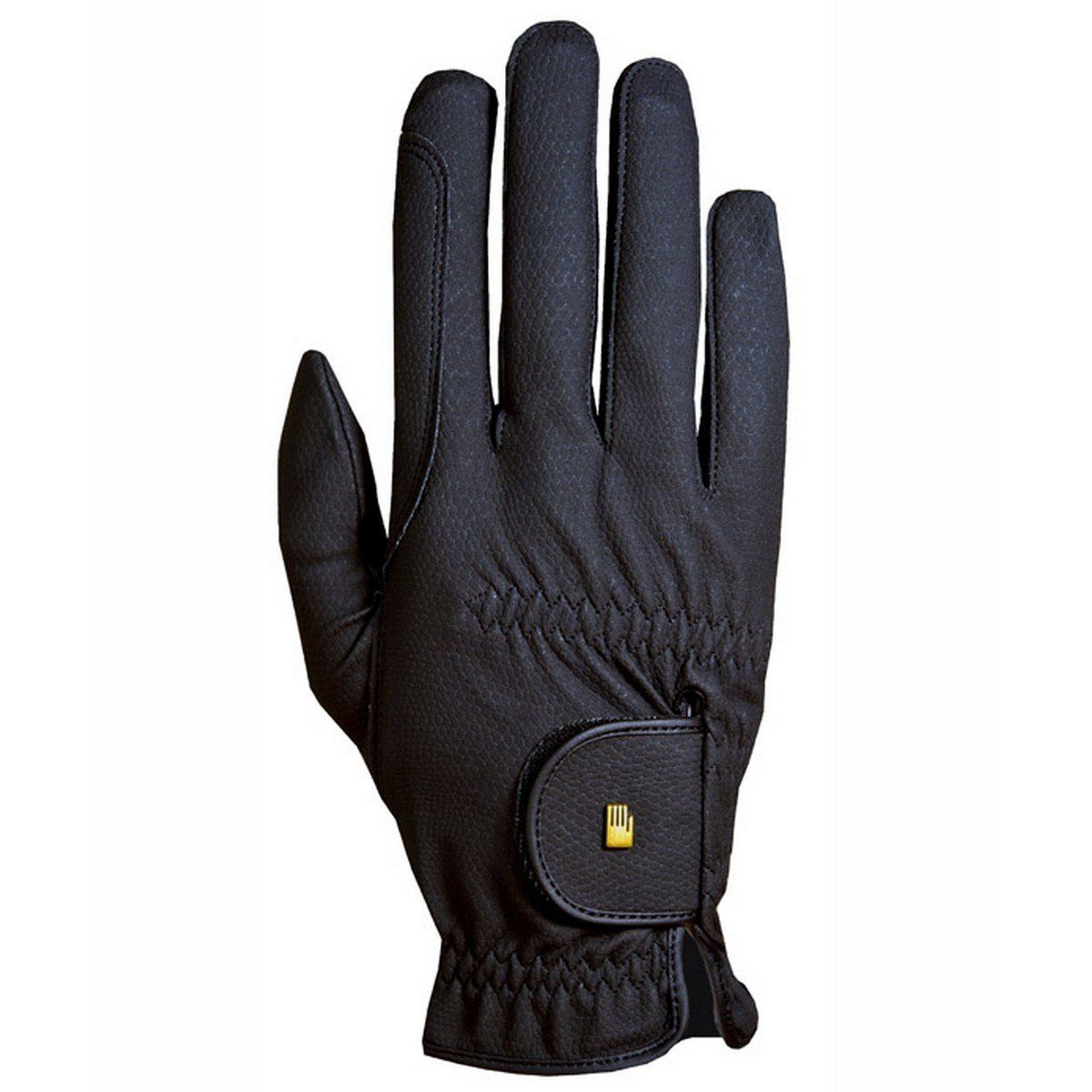 Roeckl Junior Roeck Grip – Kids Riding Gloves, Color: Black, Size: 5