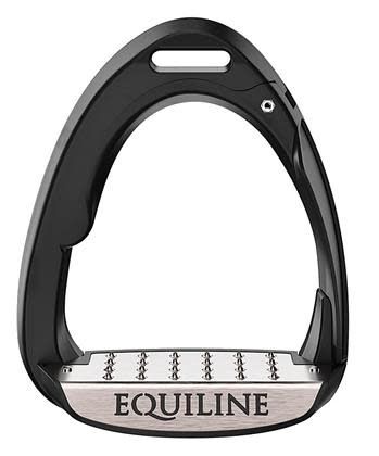 Equiline X - Zell-Steigbügel, Color: Matt Black, Size: Dressage