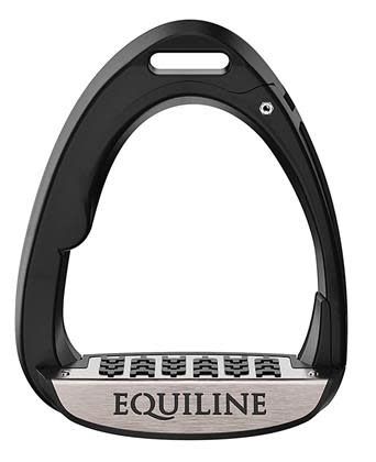 Equiline X - Cel Stirrups, Color: Matt Black, Size: Dressage