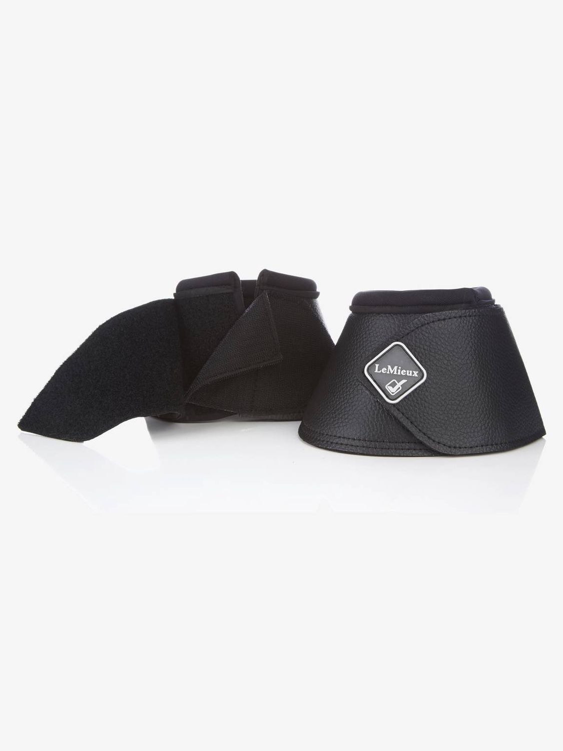 LeMieux WrapRound Leather Boots, Color: Black, Size: M