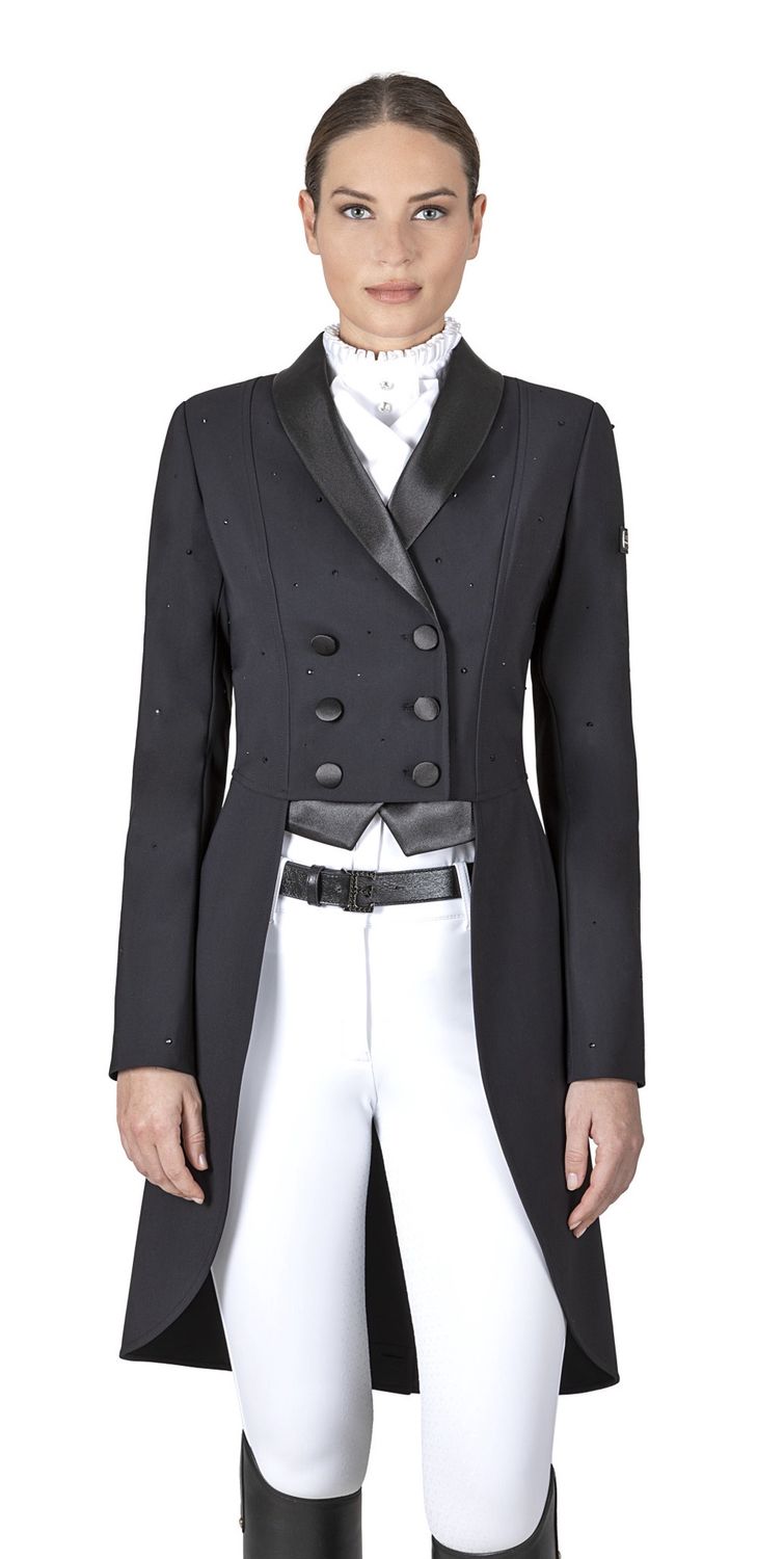 Equiline Damen Turnier Frack Grineg, Color: Zwart, Size: XS