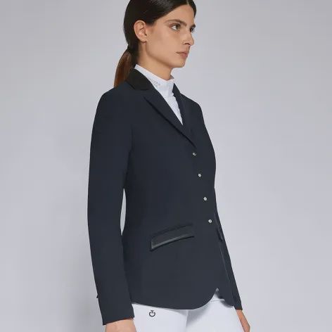 Cavalleria Toscana Ladies Competition Riding Jacket, Color: Zwart, Size: XL