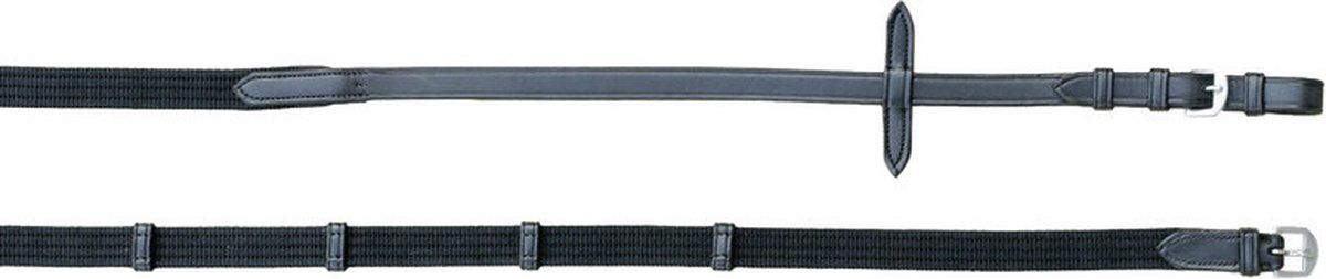 Euroriding Web Rein Natural Line, Color: Black, Size: Cob