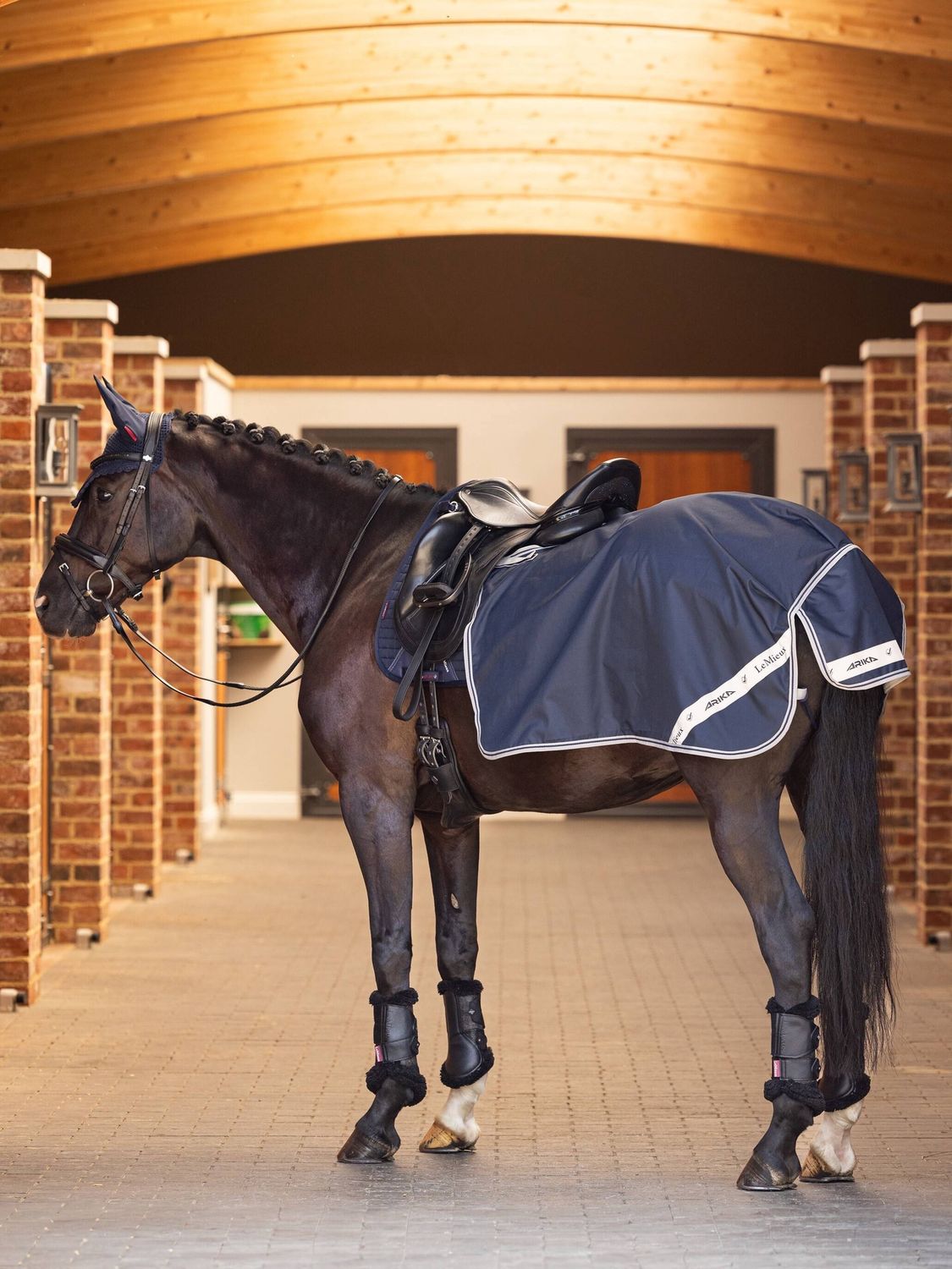 LeMieux Waterproof Riding Blanket Navy, Size: Full