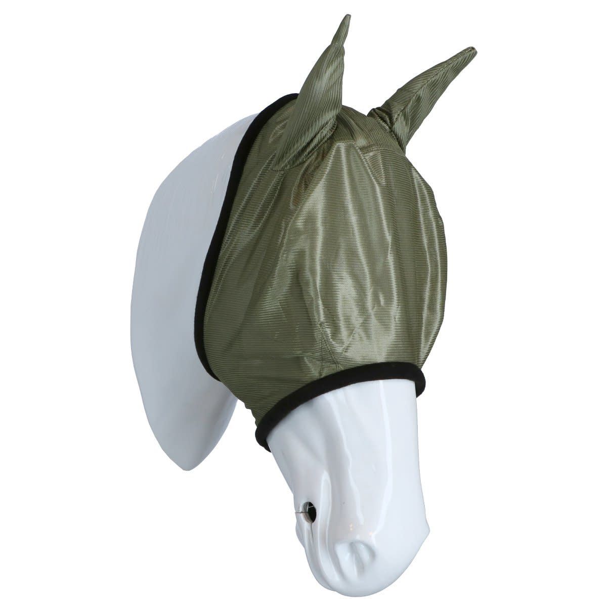 Premiere flying mask with ears, Color: Vetiver, Size: Pony