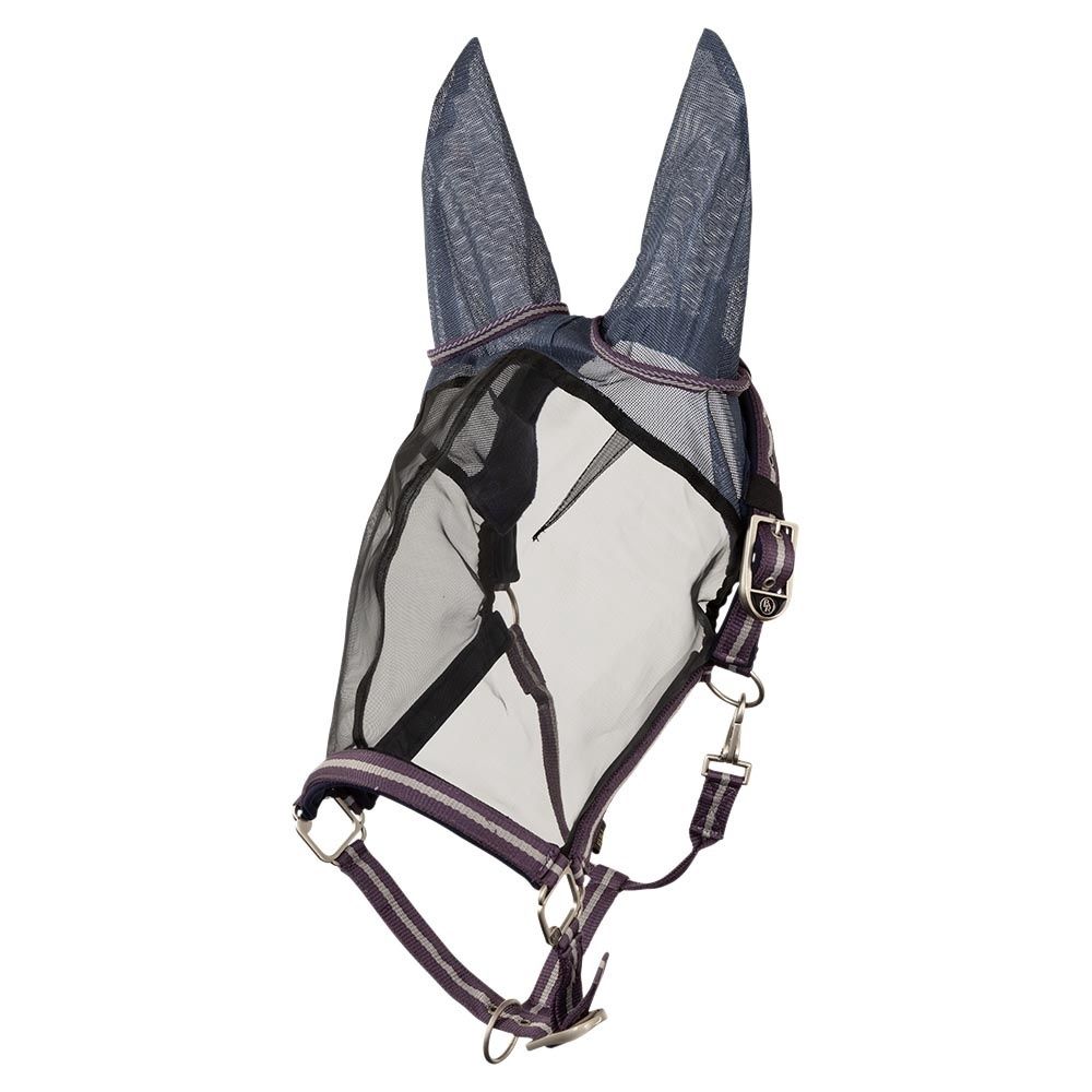 BR Fliegenmaske Halfter Navy Sky, Size: Pony, Color: Navy sky