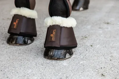Kentucky Sheepskin Leather Overreach Boots