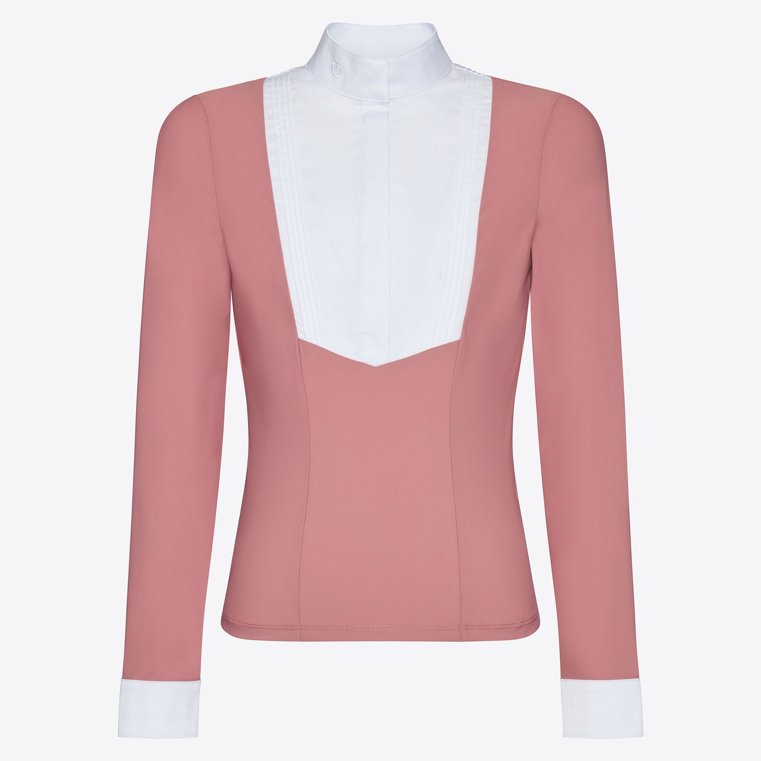 Cavalleria Toscana Young Riders Long Sleeve Jersey Competition Shirt, Size: 12, Color: Pink