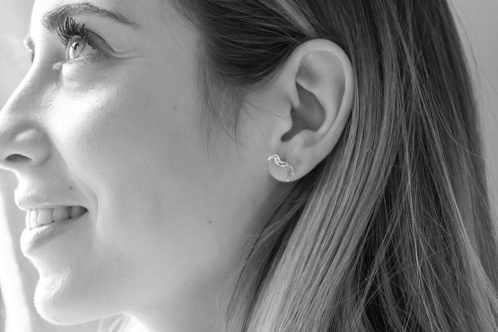 Penelope &quot;Milly&quot; Earrings, Color: Silver
