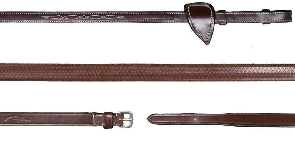 Dy&#39;on 1/2 Rubber Reins Hunter, Color: Brown, Size: Cob