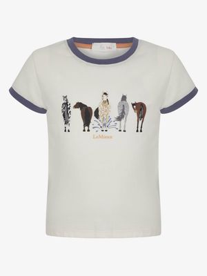 LeMieux Puddle Pals Kids T-Shirt Ecru