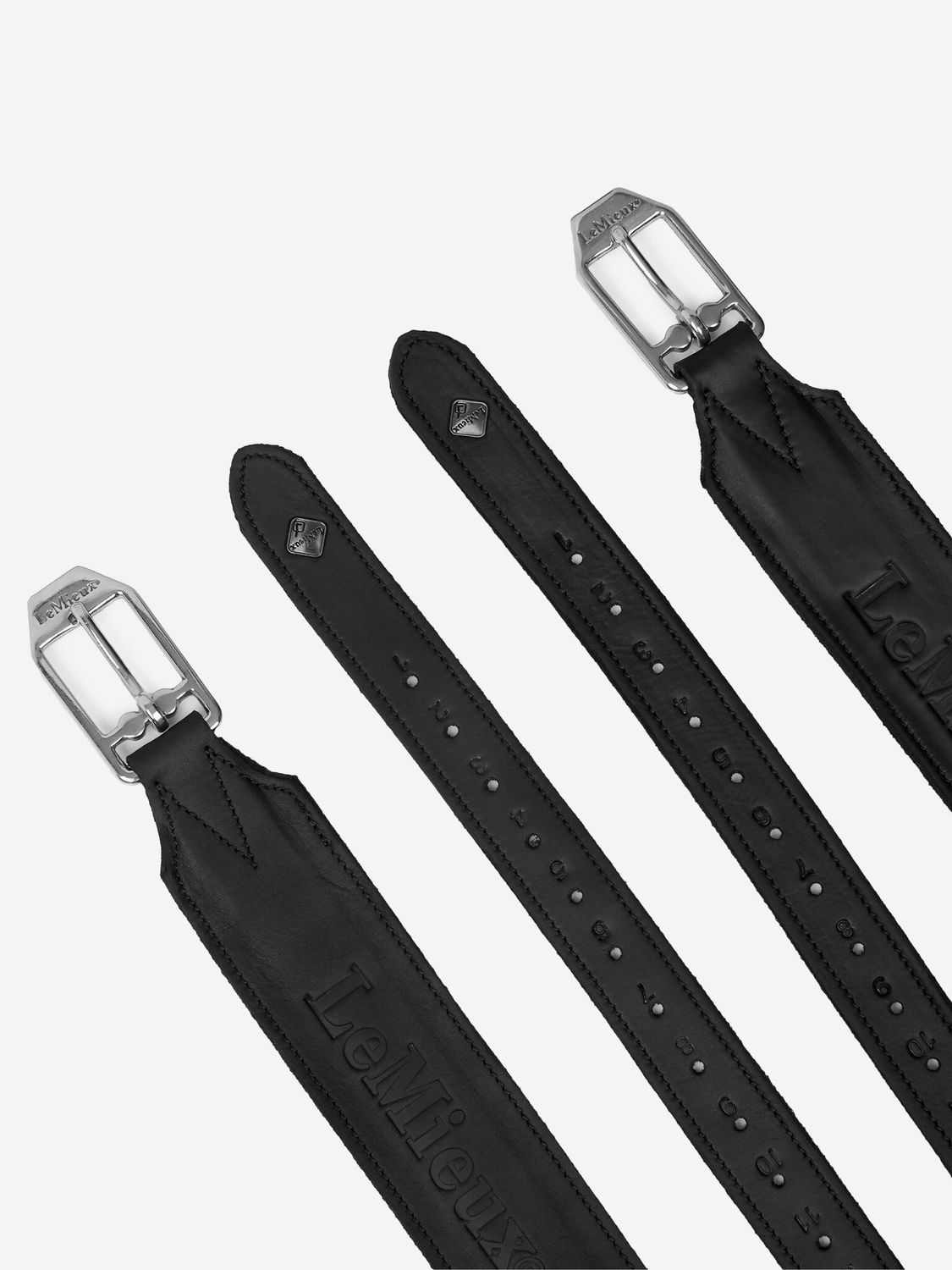LeMieux Vector Pro Stirrup Straps, Color: Black, Size: 130cm