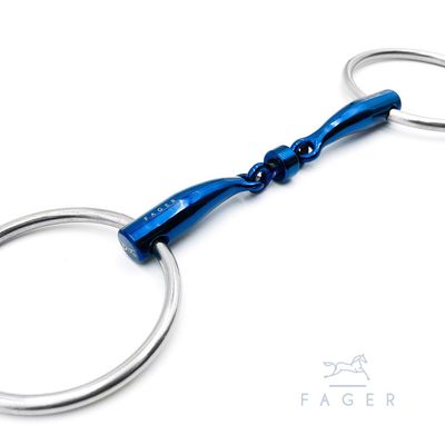 Fager Titanium Roller Loose rings bit - BIANCA - 14mm