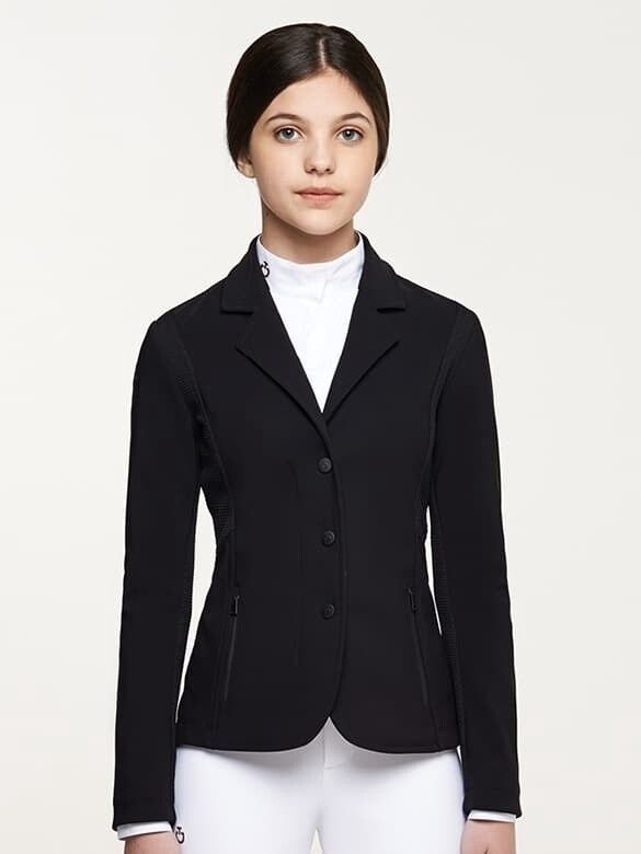 Cavalleria Toscana Tech Knit Competition Jacket, Color: Zwart, Size: 10