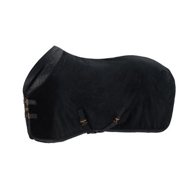 Eskadron Sweat Horse Blanket Velvet Crystal Platinum 23 Black