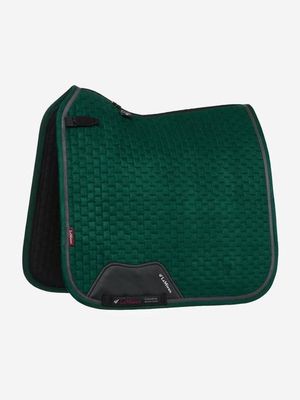 LeMieux Suede Saddle Pad Spruce - Dressage