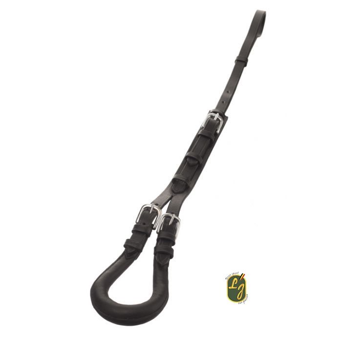 LJ Leathers Starter Strap, Color: Zwart, Size: Pony