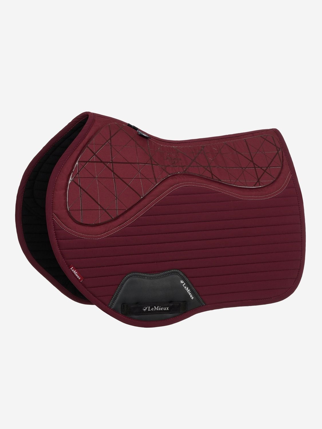 LeMieux Soft Shell Anti Rutsch Schabracke, Color: Burgundy, Size: Jump - Full