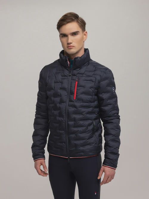 Tommy Hilfiger Equestrian Charleston Puffer Jacke Herren, Color: Desert Sky, Size: S