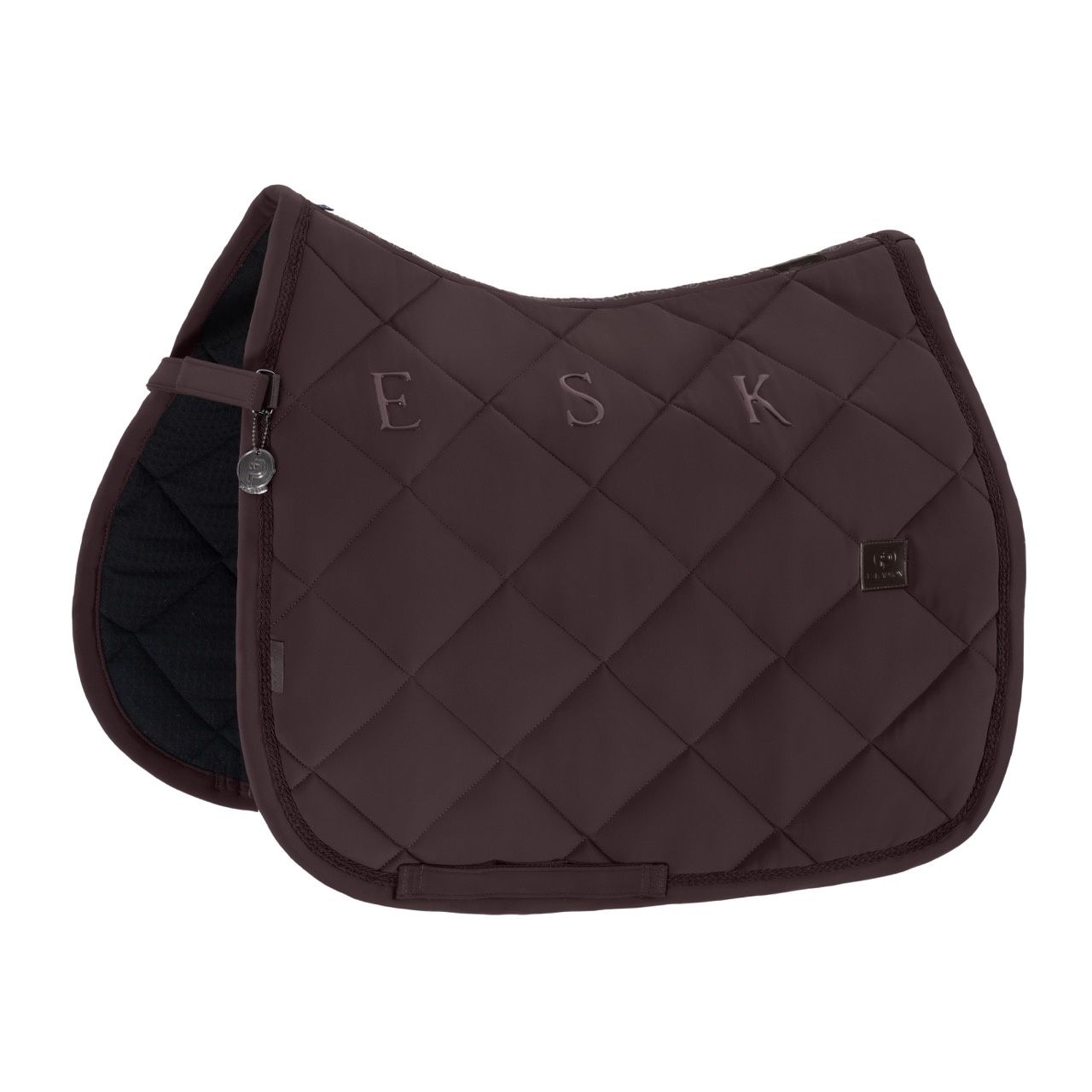 Eskadron Saddle Pad Pro Soft Platinum 24, Color: Teak Brown, Size: Dressage - Full