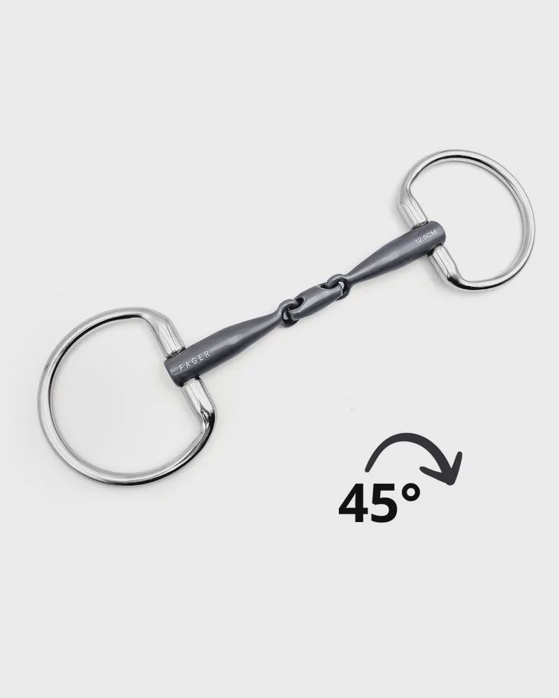 Fager Thilde Titanium Fixed rings Bit, Size: 13.5cm, Dikte: 14mm, Ringen: 65mm