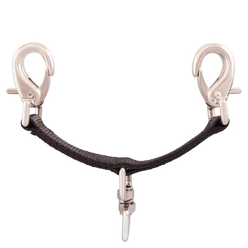 Premiere Lunging Bit Piece Perlon, Color: Black
