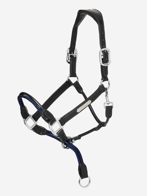 Rope Control Headcollar, Color: Black, Size: Cob